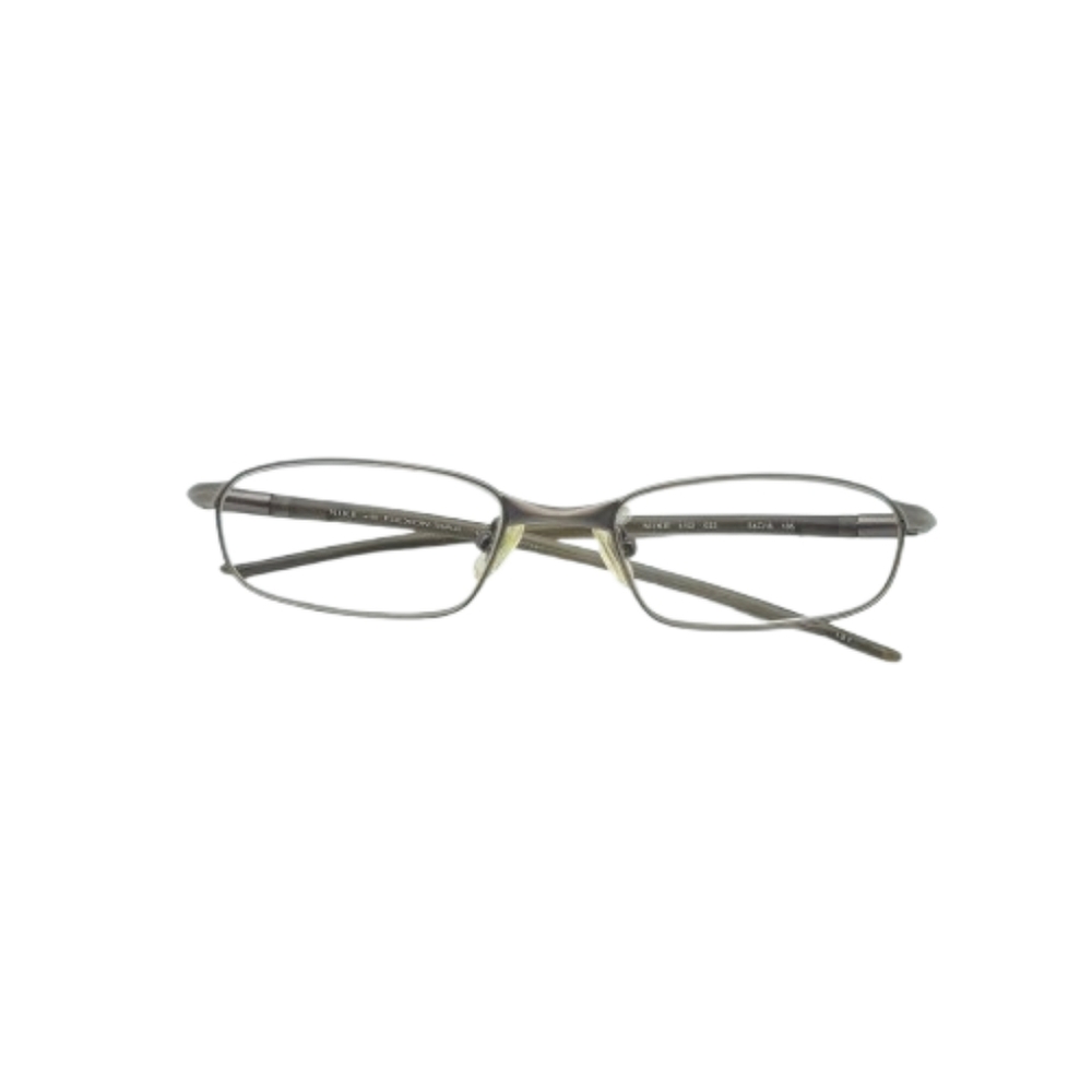 Nike Flexon Eyeglasses 4102 Gunmetal Grey Rectangular Frame 54-18 135